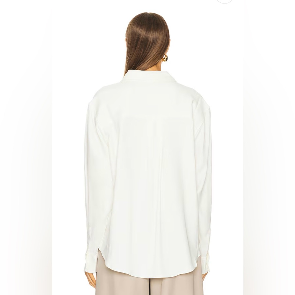 Anine Bing Braxton Shirt in Ivory Color (Medium) - Picture 8 of 10